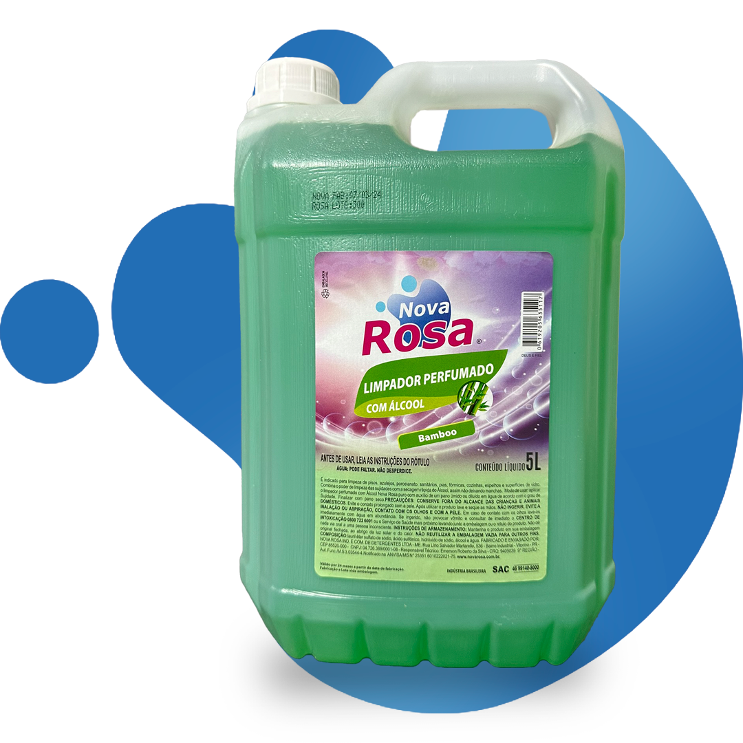LIMPADOR PERFUMADO COM ÁLCOOL BAMBOO 5L