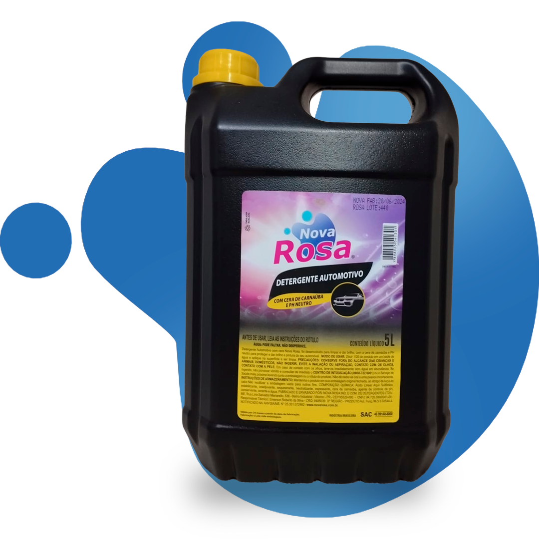DETERGENTE  AUTOMOTIVO com CERA DE CARNAÚBA 5L